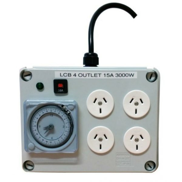 LMU 4 way Heavy Duty Timer 15A 3000W