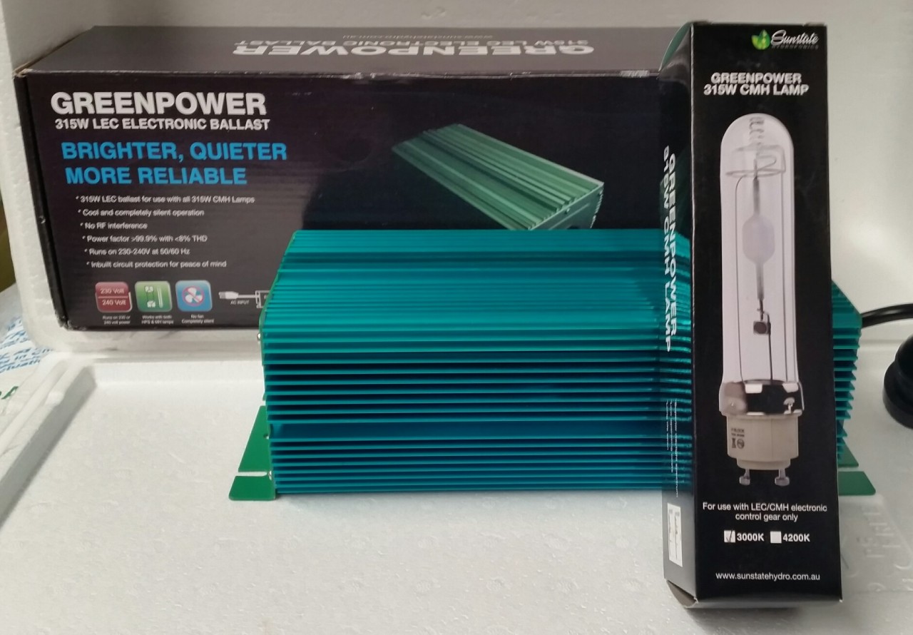 GreenPower 630W LEC Full Kit. Ballasts, Lamps, double holders with