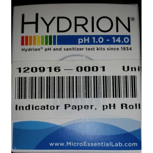 HYDRION pH Paper 5 Meter roll.