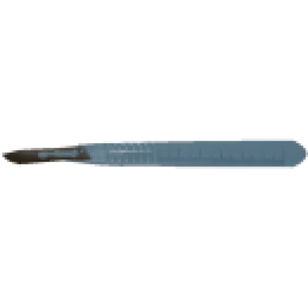 Scalpel Sterile blade and handle.