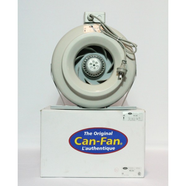 Can-Fan RK250s 250mm centrifugal fan inbuilt speed controller.