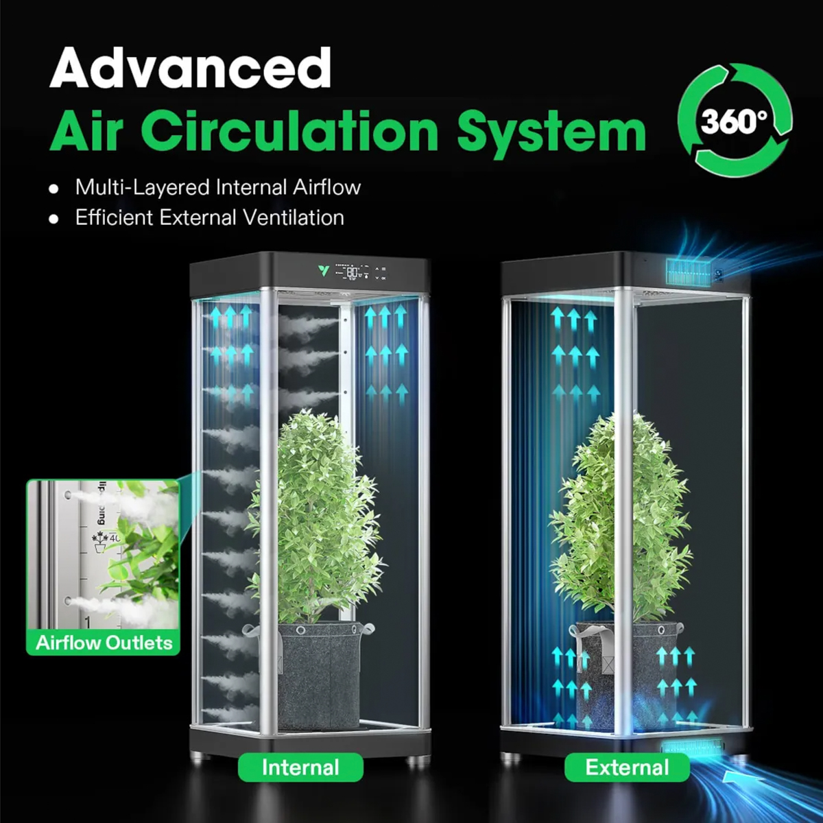 VIVOSUN VGROW SMART GROW BOX + EXCLUSIVE UPGRADE BOX - Image 5