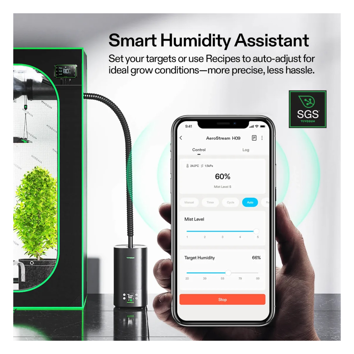 VIVOSUN AEROSTREAM 5L HO5 HUMIDIFIER - Image 4