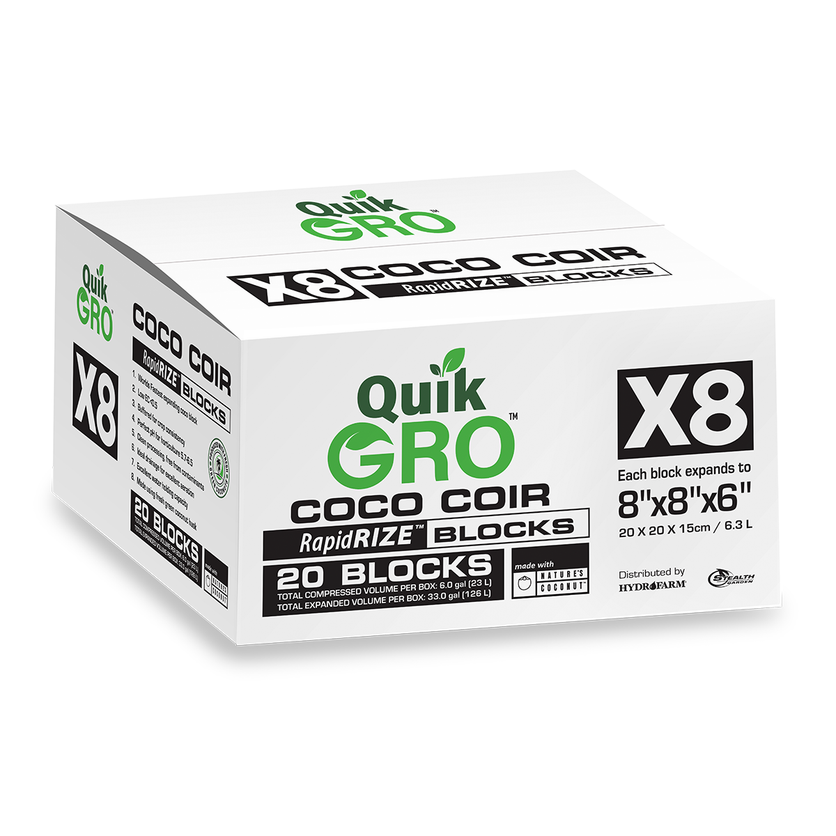 QUIKGRO RAPID RIZE BLOCK 8X8 INCH - Image 4