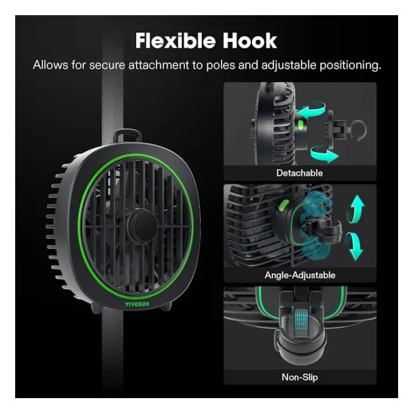 VIVOSUN AEROWAVE D4 CLIP FAN - Image 5