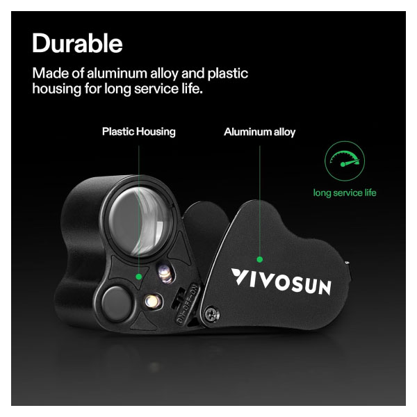 VIVOSUN JEWELERS LOUPE MAGNIFIER - Image 7