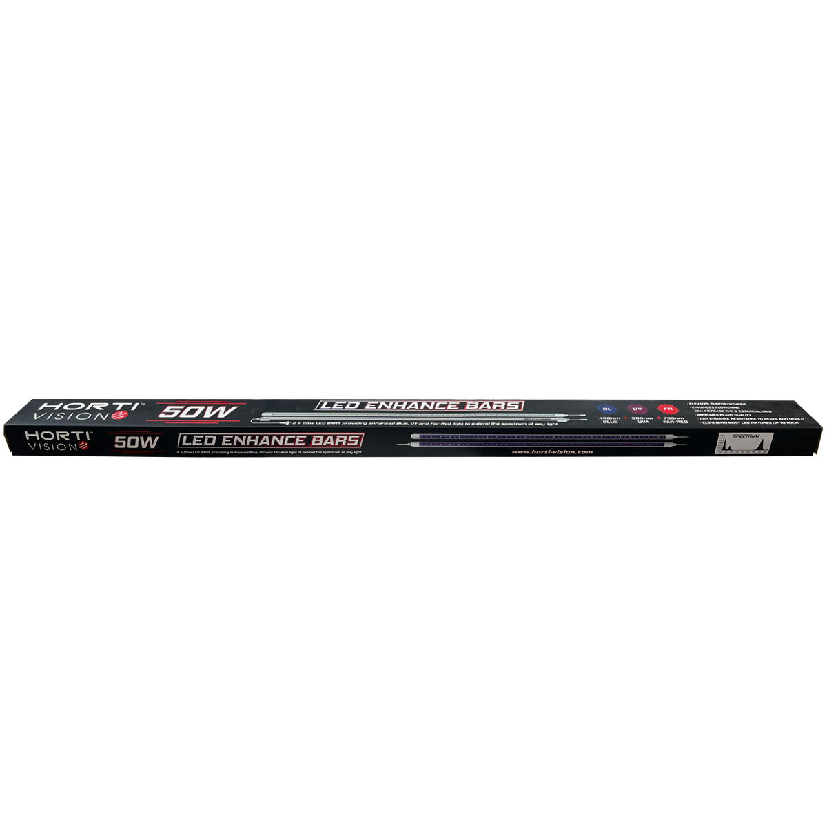 HORTIVISION 50W LED ENHANCE BARS (2 x 25W BARS) - Image 3