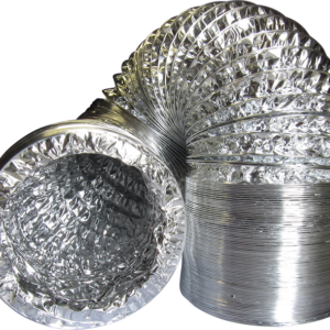 DUCTING SILVER ALUMINIUM 320MM X FIVE METRE BOXED (SUITS 315MM FITTINGS)
