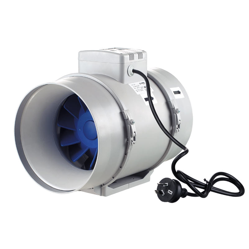 BLAUBERG TURBO 250-G 250MM INLINE MIXED FLOW S/C + THERMOSTAT