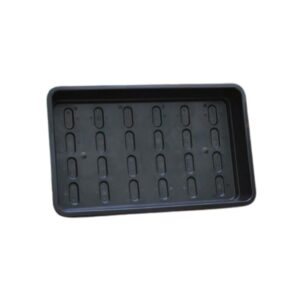 GARLAND MIDI GARDEN SOLID BASE TRAY 37.5 X 23 X 6CM BLACK