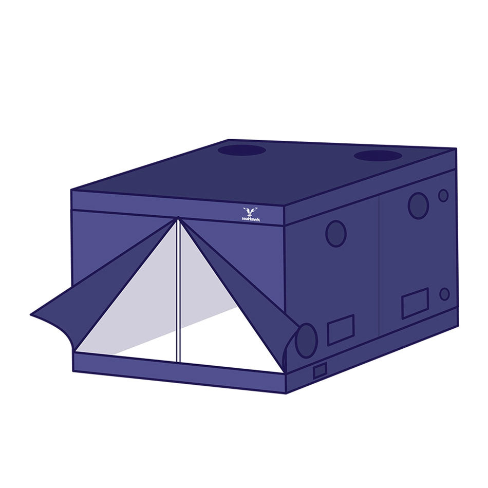 SEA-HAWK MYLAR HIGH TOP GROW TENT 5.8 X 2.9 X 2.3 (2 PART)