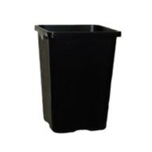 BUCKET SQUARE 290MM X 300MM WITH HOLES - 18L BLACK