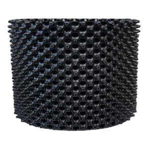 ROOTPLUS POT BLACK 400MM X 345H 45L INC 3 PINS