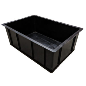 CROP-BOX BLACK 45L SOLID BASE 58 X 41 X 20.5CM