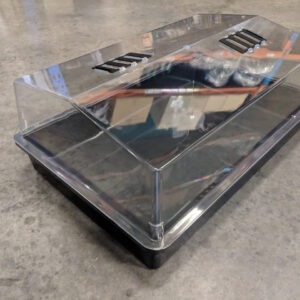 PROP - 64 - LID LARGE SOLID PERSPEX LID 555 X 385 X 110MM