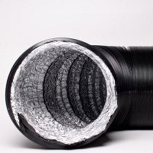 DUCTING BLACK 125MM X FIVE METRE BOXED