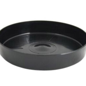 250MM BLACK SAUCER