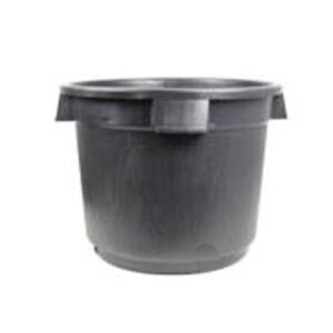 500MM STANDARD BLACK BUCKET NO HOLE & HANDLE 52 LITRE