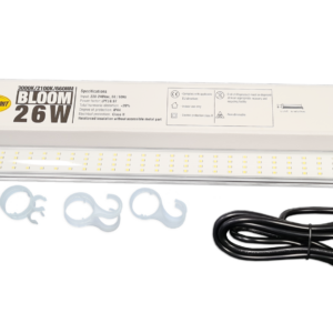 "T" - LED LIGHT BAR 26 WATT 3000K BLOOM 58 Umol/s PPF 2.2-2.3
