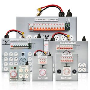 24 OUTLET LIGHT CONTROL BOARD - 12 ON / 12 OFF OR 24 TIMED + 2 TIME DELAYS