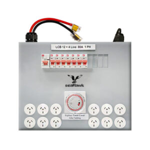 12 OUTLET + 4 LIVE LIGHT CONTROL BOARD - 12000W 80 AMP - NO DELAY STD MODEL