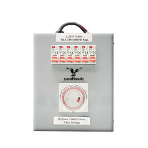 8 OUTLET LIGHT CONTROL BOARD 50 AMP SINGLE PHASE 8000W