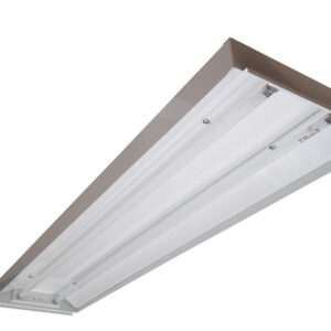 TWIN TROFFER - FOUR FOOT WITH NO LAMPS T-8
