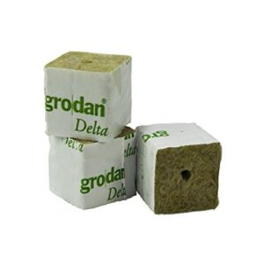 GRODAN DELTA 4G - 75MM X 75MM WRAPPED CUBE NO HOLE EACH