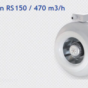 CAN-FAN RS 125 (84 LPS / 300 M3/H) METAL BODY