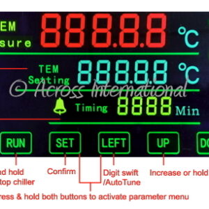 Ai -20 °C to 99 °C 7 L Compact Recirculating Chiller 240 V