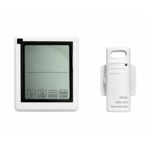 WIRELESS IN / OUTDOOR TOUCH-SCREEN HYGRO / THERMOMETER