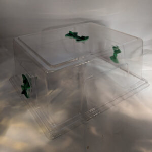 PROPAGATOR STANDARD CLEAR LID GREEN VENTS 365 X 300 X 160MM