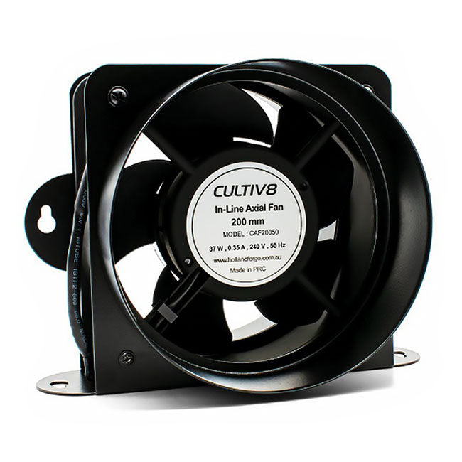 CULTIV8 INLINE FAN 200MM WITH LEAD