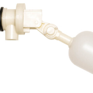 FLOAT VALVE WHITE BAGGED (COMPACT / ADJUSTABLE)(13MM BARB-18MM THREAD)