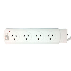 POWER BOARD FOUR OUTLET WITH OVERLOAD CUT-OUT BUTTON