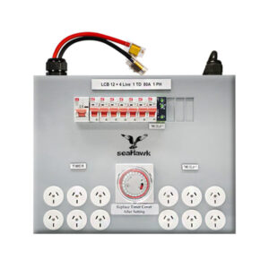 12 OUTLET LIGHT CONTROL BOARD - TIME DELAY - 12000 WATT 80 AMP MAX