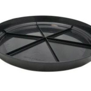 400MM BLACK SAUCER
