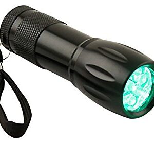 FLASHLIGHT - TORCH 9 X GREEN LED